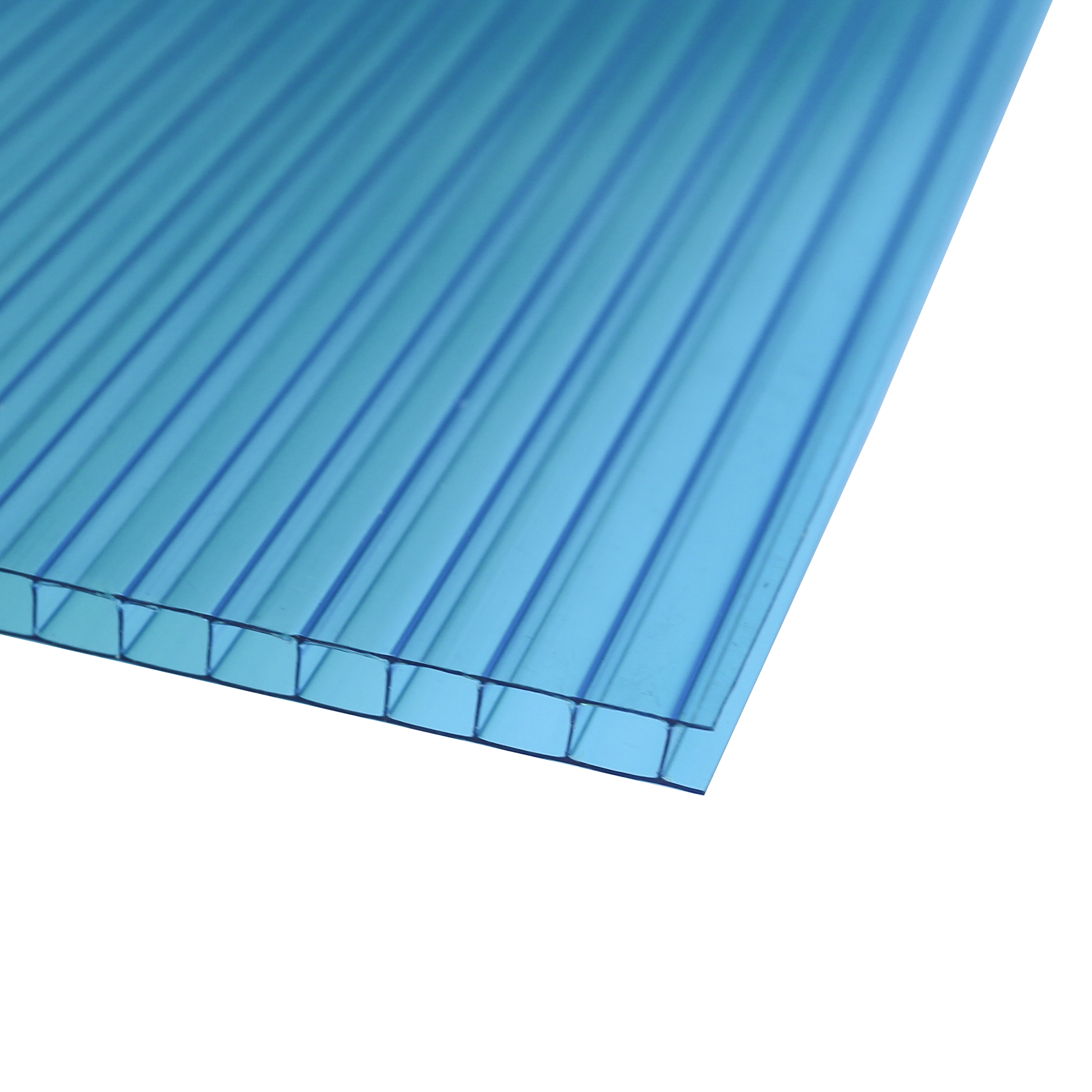 Paneles de techo de hoja de pared de plástico hueco de policarbonato pc de luz solar clara a bajo precio
