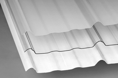 Nueva hoja de techo transparente de pvc para cobertizos/hoja de techo translúcida corrugada de pvc