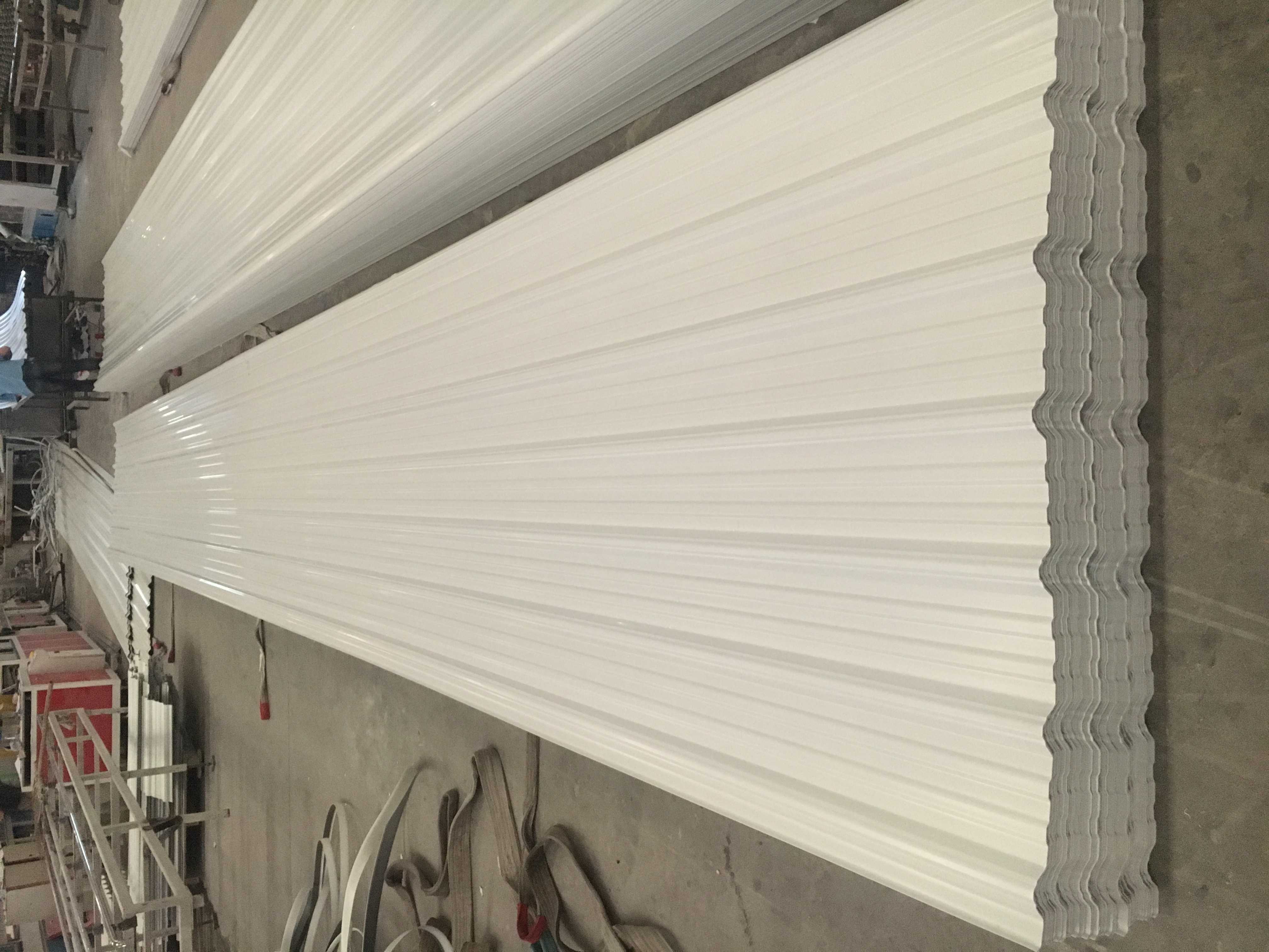 Hoja de techo de pvc única en México, teja de plástico de pvc de peso ligero para construcción